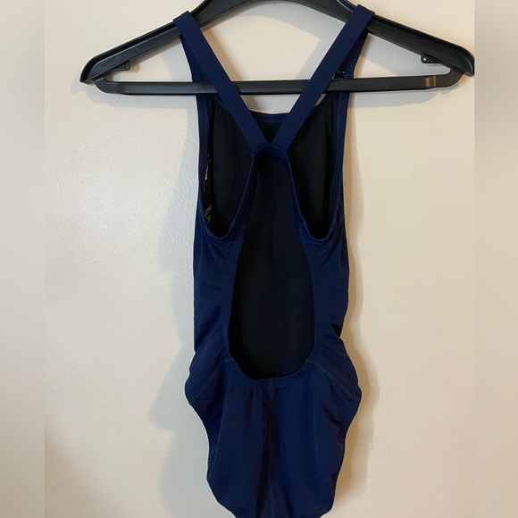 Nike Womens Dark Blue One piece Swimsuit size 4 - Picture 3 of 9